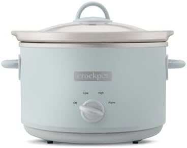 Crock-Pot 4.5 Quart Manual Slow Cooker – Macaroon Blue B17U