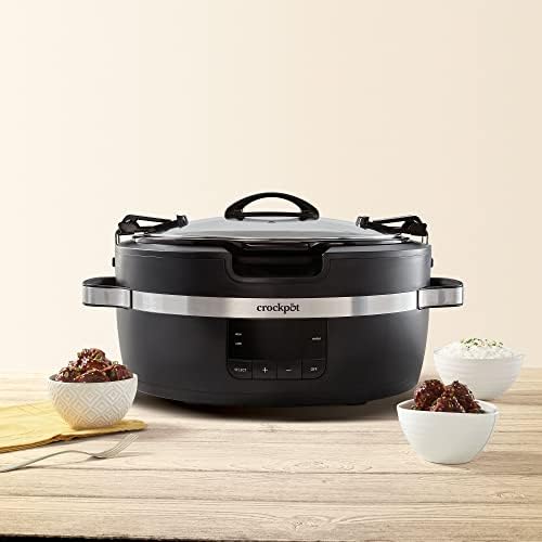 Crock-Pot Thermoshield 6 Quart Slow Cooker with Carry Handles B12A