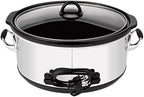 Crock-Pot 7 Quart Programmable Slow Cooker – Polished Platinum B23C