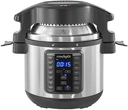 Crock-Pot Express Crisp 8 Quart 10-in-1 Pressure Cooker B06X