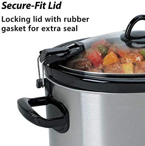 Crock-Pot Cook & Carry 6 Quart Portable Slow Cooker B07W