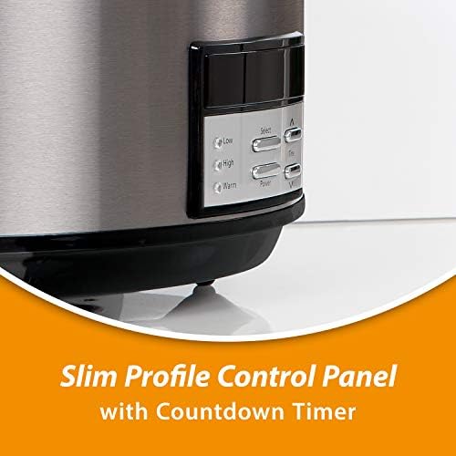 Crock-Pot 8 Quart Programmable Slow Cooker with Auto Warm B28H