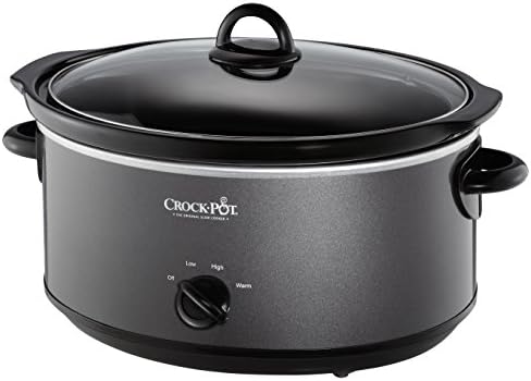 Crock-Pot 7 Quart Slow Cooker – Charcoal B09S B30H