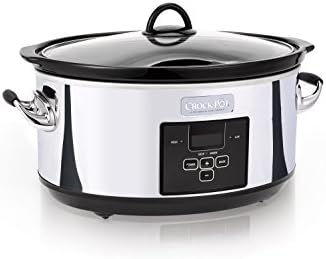 Crock-Pot 7 Quart Programmable Slow Cooker – Polished Platinum B23C B33B