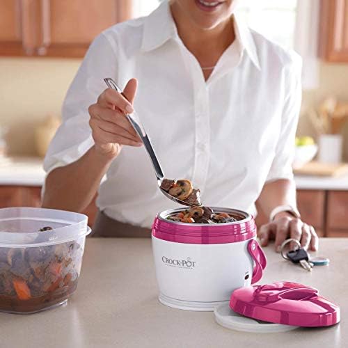 Crock-Pot Lunch Crock Portable Food Warmer 20oz – Pink B03J