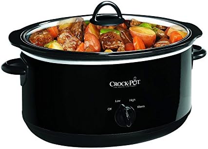 Crock-Pot 8 Quart Manual Slow Cooker – Black B10G