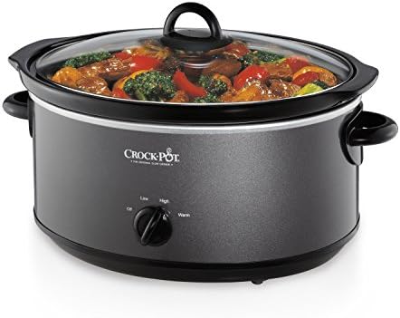 Crock-Pot 7 Quart Slow Cooker – Charcoal B09S