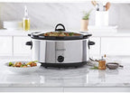 Crock-Pot 7 Quart Oval Manual Slow Cooker – Stainless Steel B29C