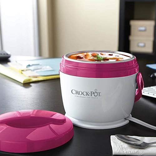 Crock-Pot Lunch Crock Portable Food Warmer 20oz – Pink B03J