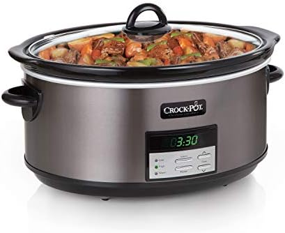 Crock-Pot 8 Quart Programmable Slow Cooker with Auto Warm B28H