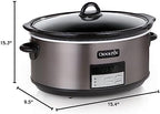Crock-Pot 8 Quart Programmable Slow Cooker with Auto Warm B28H