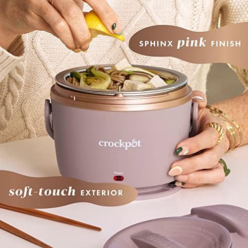 Crock-Pot Electric Lunch Box Food Warmer 20oz – Blush Pink B18V