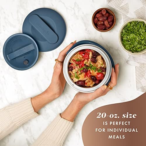 Crock-Pot Electric Lunch Box Food Warmer 20oz – Faded Blue B22D