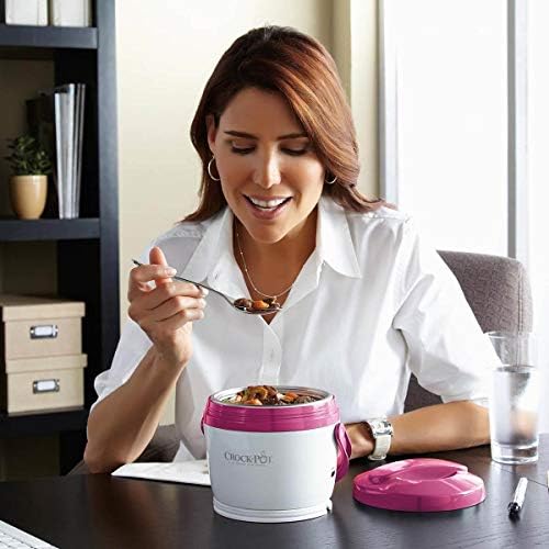 Crock-Pot Lunch Crock Portable Food Warmer 20oz – Pink B03J