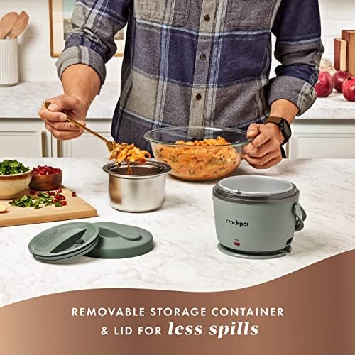 Crock-Pot Portable Electric Lunch Box Food Warmer – Green B21E