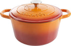 Crock-Pot 3 Quart Enameled Cast Iron Dutch Oven – Aqua B02W