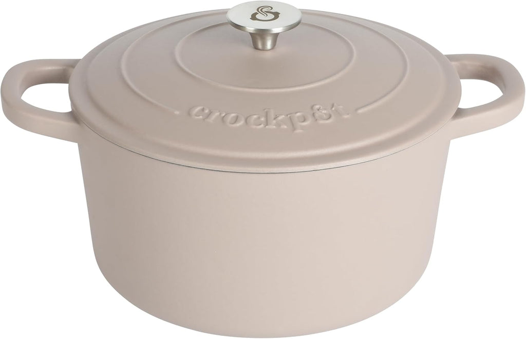 Crock-Pot 3 Quart Enameled Cast Iron Dutch Oven – Aqua B02W
