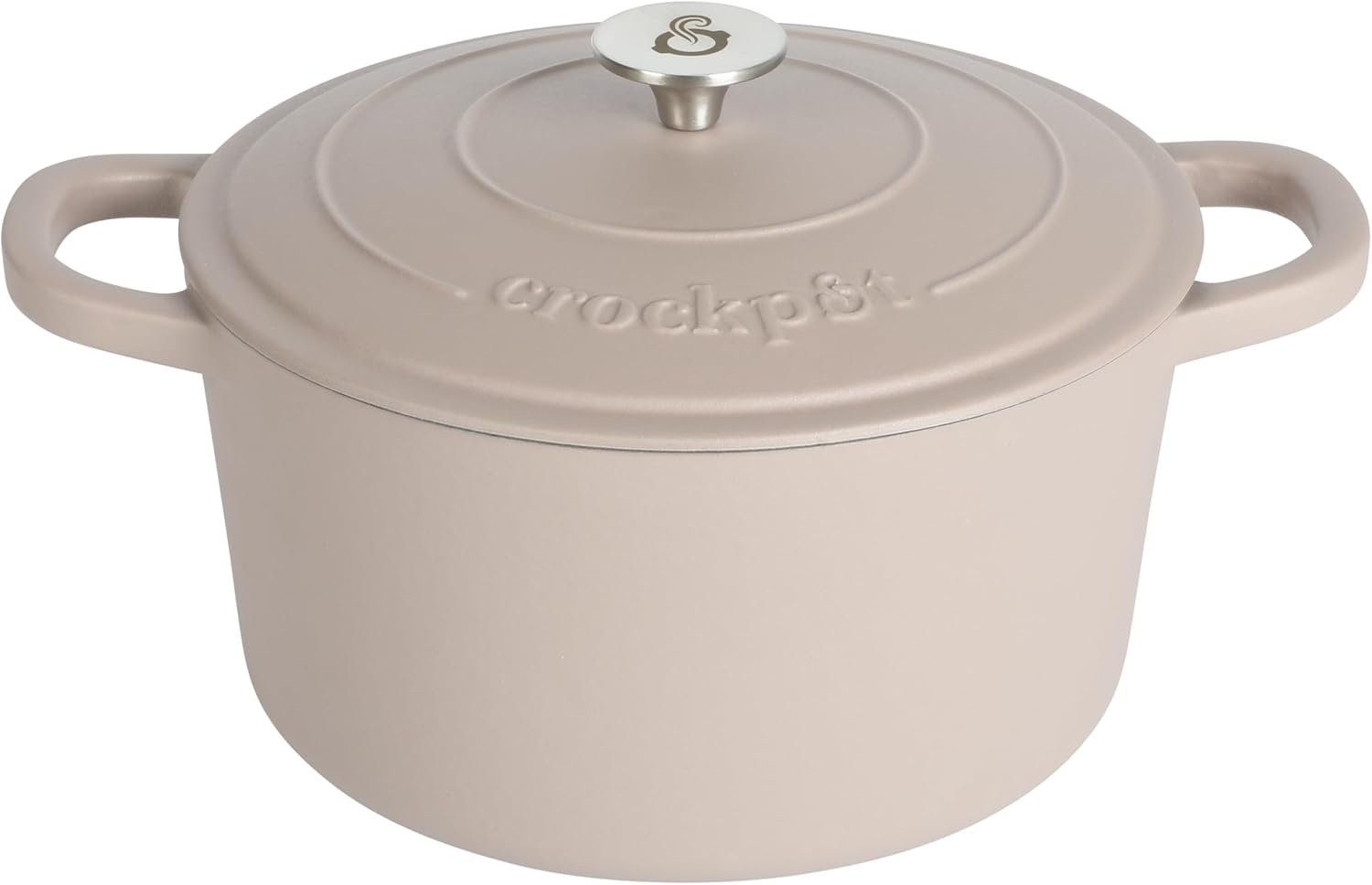 Crock-Pot 3 Quart Enameled Cast Iron Dutch Oven – Aqua B02W