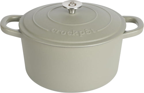 Crock-Pot 3 Quart Enameled Cast Iron Dutch Oven – Aqua B02W