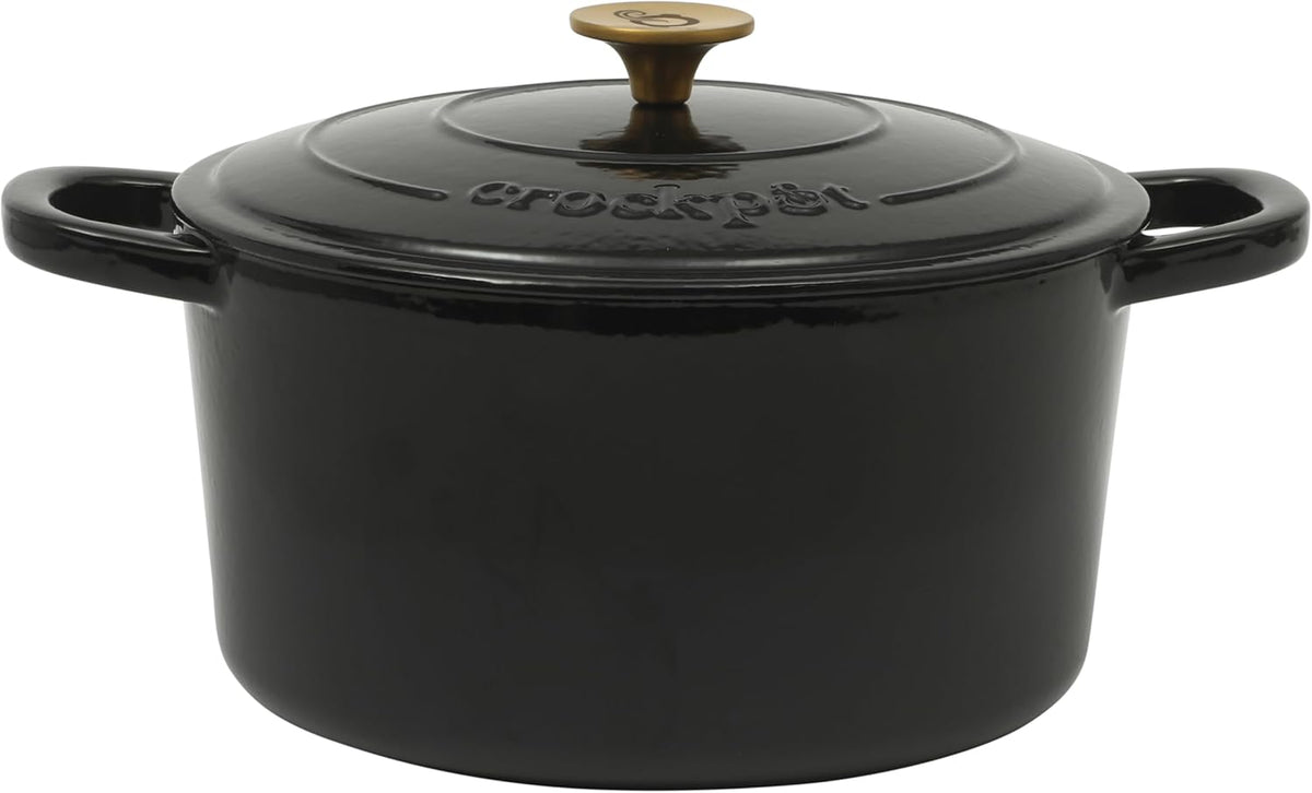Crock-Pot 3 Quart Enameled Cast Iron Dutch Oven – Aqua B02W