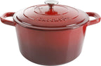 Crock-Pot 3 Quart Enameled Cast Iron Dutch Oven – Aqua B02W