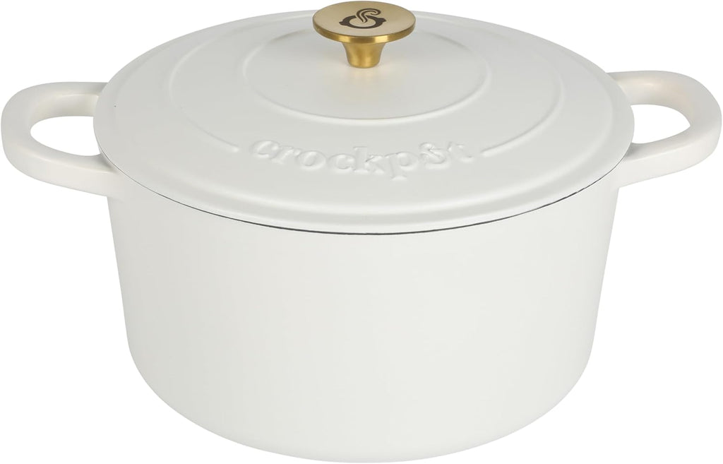 Crock-Pot 3 Quart Enameled Cast Iron Dutch Oven – Aqua B02W