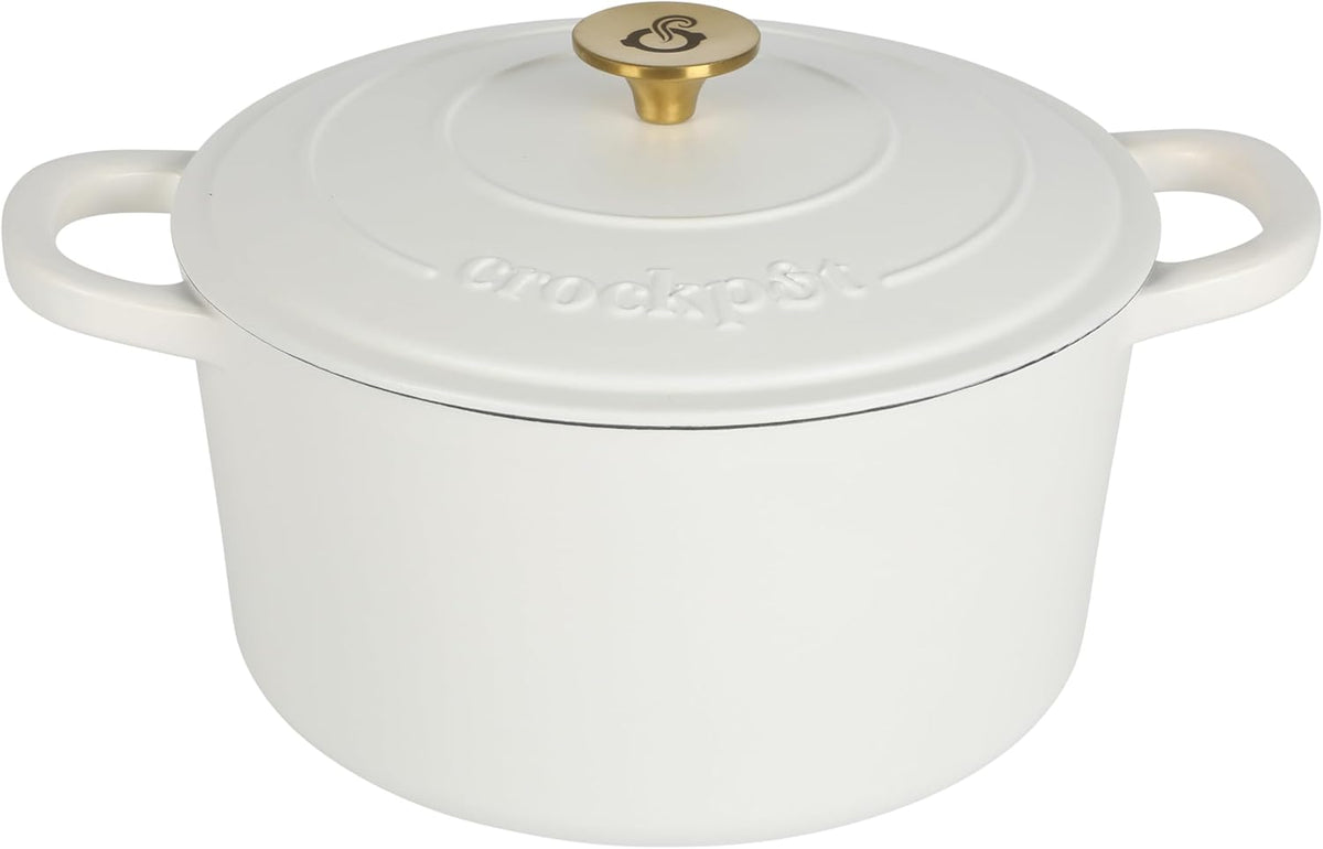 Crock-Pot 3 Quart Enameled Cast Iron Dutch Oven – Aqua B02W