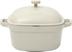 Crock-Pot 3 Quart Enameled Cast Iron Dutch Oven – Aqua B02W