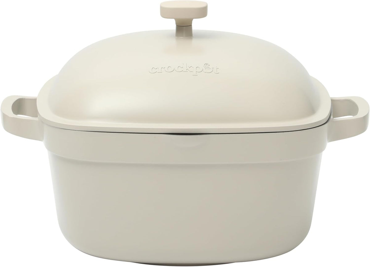Crock-Pot 3 Quart Enameled Cast Iron Dutch Oven – Aqua B02W