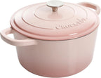 Crock-Pot 3 Quart Enameled Cast Iron Dutch Oven – Aqua B02W