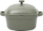 Crock-Pot 3 Quart Enameled Cast Iron Dutch Oven – Aqua B02W